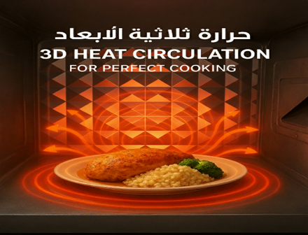 ميكروويف 25 لتر شوايه اسود FMW-25KCG-BW