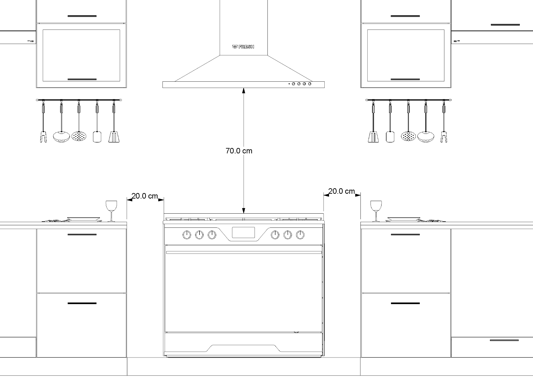 Built-In Hood Dimensions