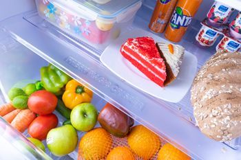 Fresh Refrigerator FNT-B470 KT, 397 Liters Stainless