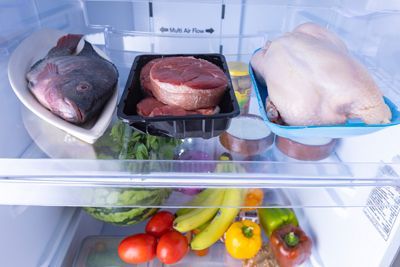 Fresh Refrigerator MR470YIGQMod INV ,397 Liters Glass-Modena Inverter