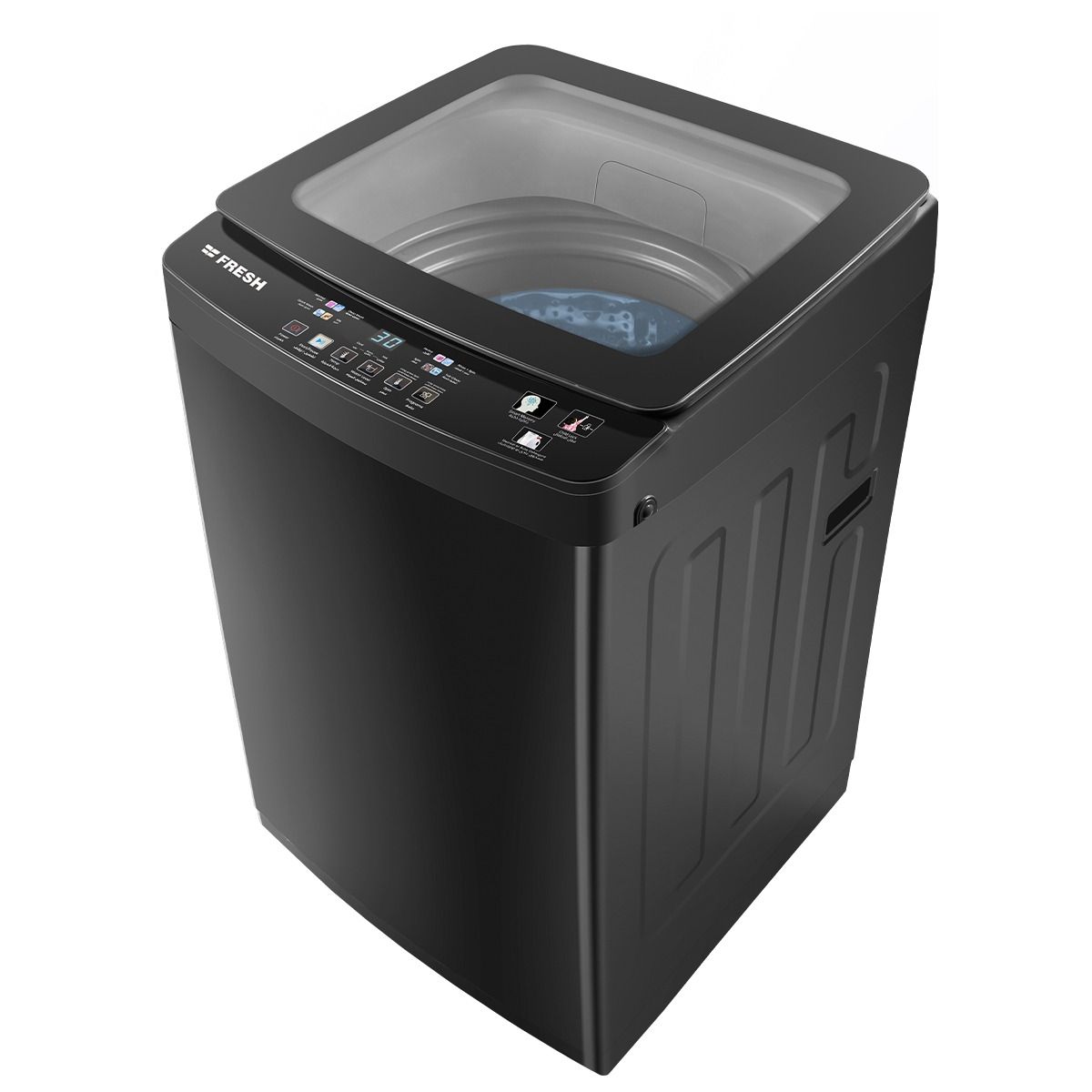 Fresh Washing Machine Top Loading 9 K.G -New - Silver