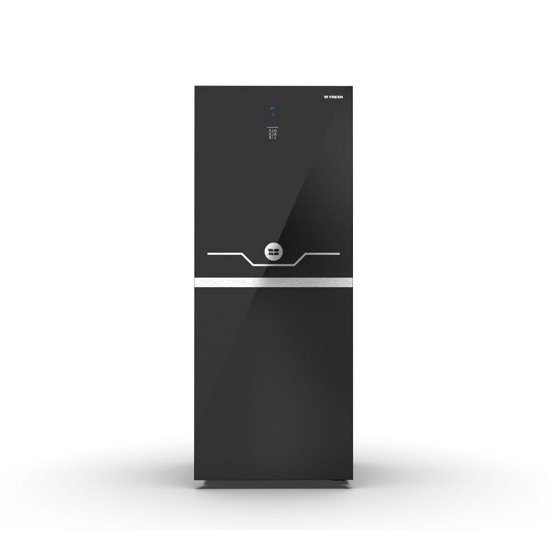 Fresh Inverter Upright Freezer Modena Glass FNU-MT270 IGBH - Black Touch