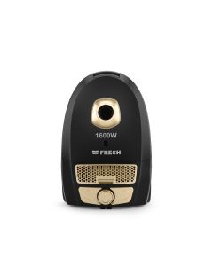 Fresh Vacuum Cleaner Faster 1600 Watt with Bag - Black / Gold
